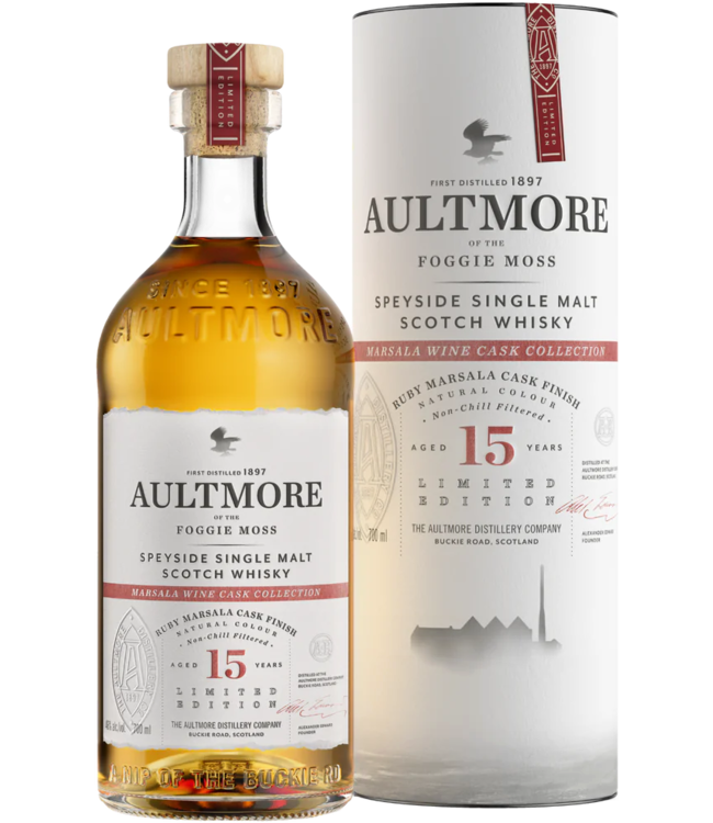 Aultmore 15 Years Old Ruby Marsala Cask Finish 0,70 ltr 46%