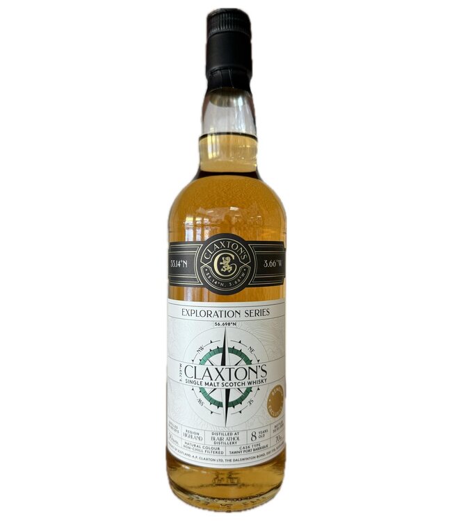 Blair Athol 8 Years Old 2015 Tawny Cask Claxton's Exploration Series 0,70 ltr 50%