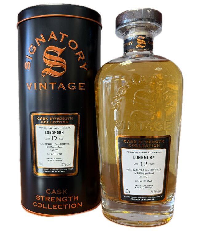 Longmorn 2012 Signatory Cask Strength Cask 921 0,70 ltr 56,9%
