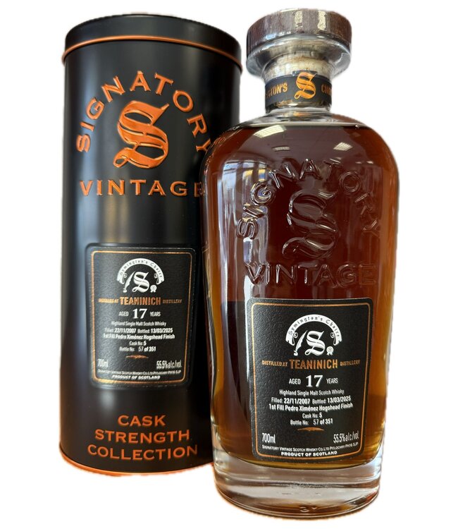 Teaninich 17 Years Old 2007 Signatory Symington's Choice Cask 5 0,70 ltr 55,5%