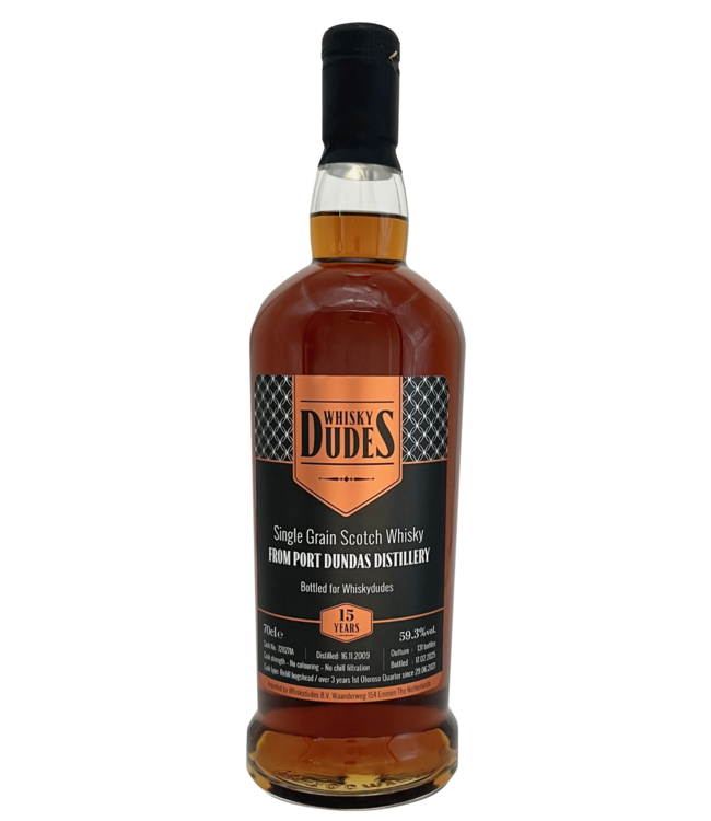 Port Dundas 15 Years Old 2009 Whiskydudes 0,70 ltr 59,3%