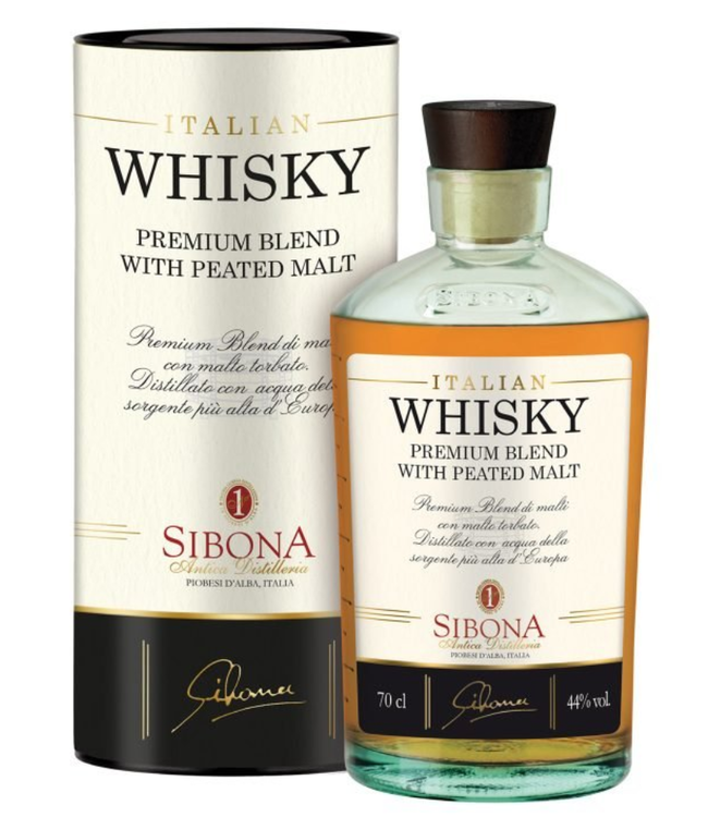 Sibona Whisky Premium Blend With Peated Malt 0,70 ltr 44%