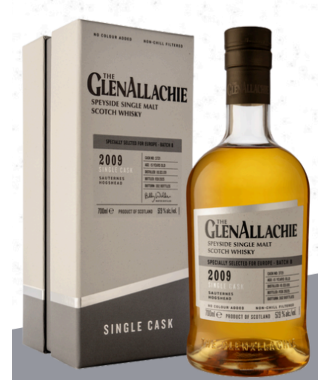 Glenallachie 15 Years Old 2009 Single Cask 3721 0,70 ltr 57,9%
