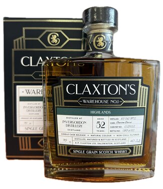 Invergordon Invergordon 52 Years Old 1972 Claxton's Warehouse 1 0,70 ltr 40,2%