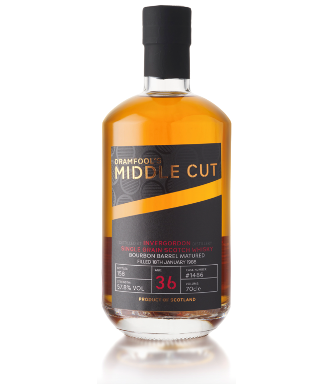 Invergordon 36 Years Old 1988 Dramfools Middle Cut 0.70 ltr 57.8%