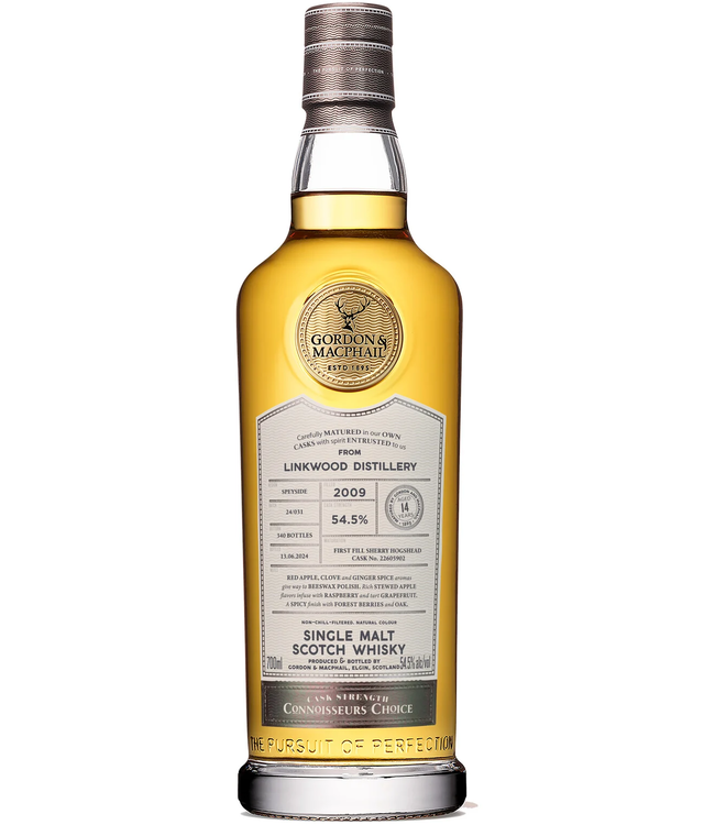 Linkwood 15 Years Old 2009 Gordon & MacPhail 0,70 ltr 54,5%