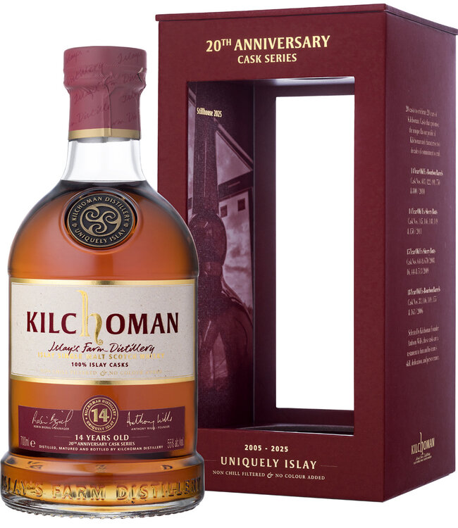 Kilchoman 14 Years Old 20th Anniversary Cask Series 0,70 ltr 55%