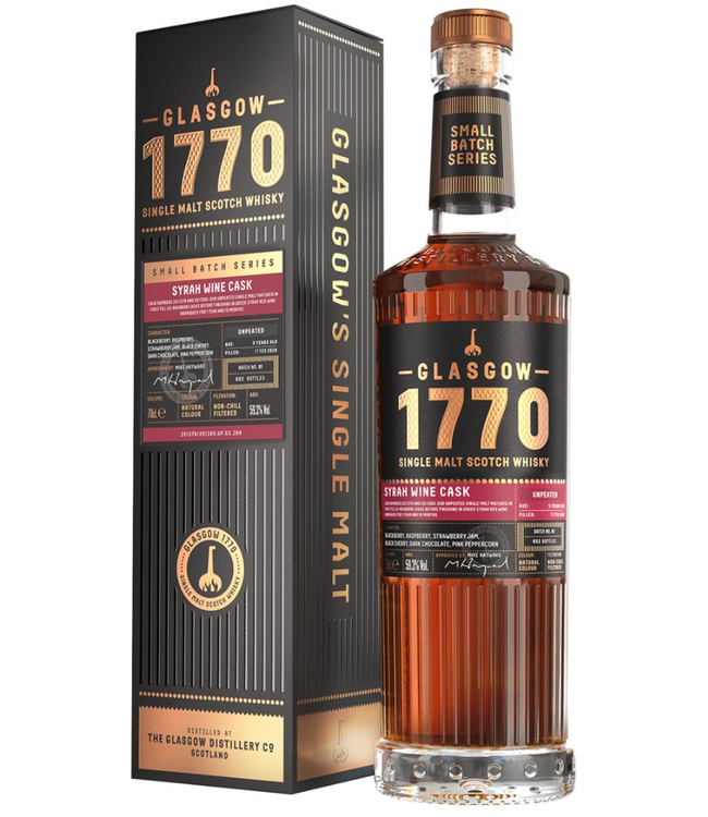 1770 Glasgow Distillery Syrah Wine Cask 0.70 ltr 59.3%