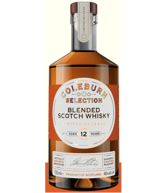 Coleburn Selection  American Oak, PX Sherry & Port Casks 12 Years Old 0,70 ltr 46%