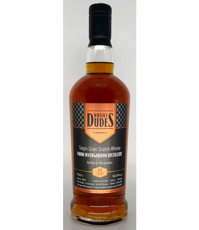Invergordon 18 Years Old 2006 Whiskydudes 0,70 ltr 56%