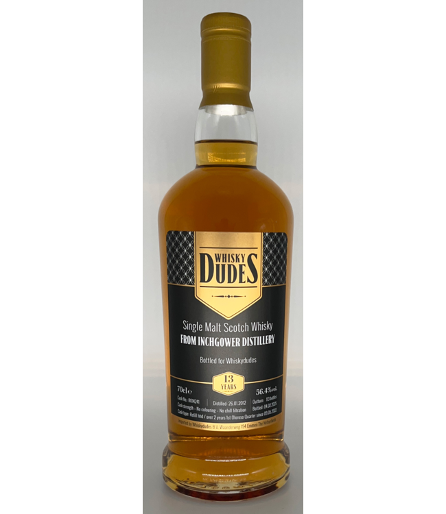 Inchgower 13 Years Old 2012 Whiskydudes 0,70 ltr 56,4%
