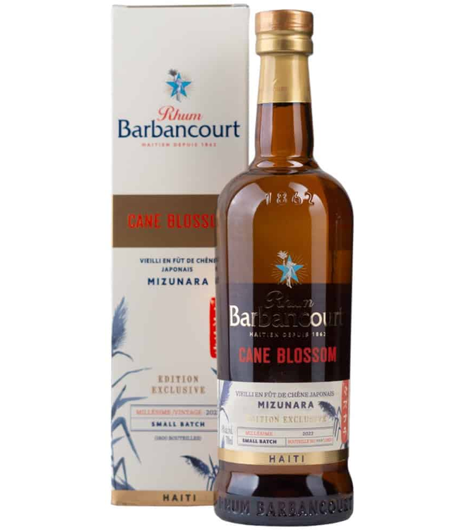 Barbancourt Cane Blossom Mizunara Rhum Limited Edition 0,70 ltr 45%