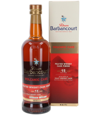 Barbancourt Volcanic Cane 15 Years Old Peated Whisky Rum Cask Finish 0,70 ltr 46,7%