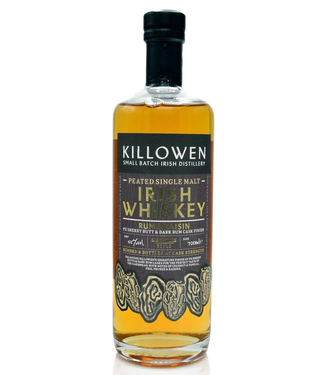 Killowen Peated Single Malt Irish Whiskey Rum & Raisin 0,70 ltr 55%
