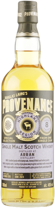 Arran 8 Years Old Provenance 0,70 ltr 46%