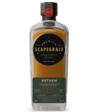 Scapegrace Scapegrace Anthem Single Malt 0,70 ltr 46%