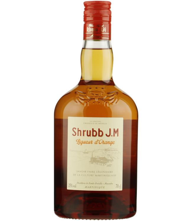 Rhum Jm Shrubb Liqueur D'Orange 0,70 ltr 35%