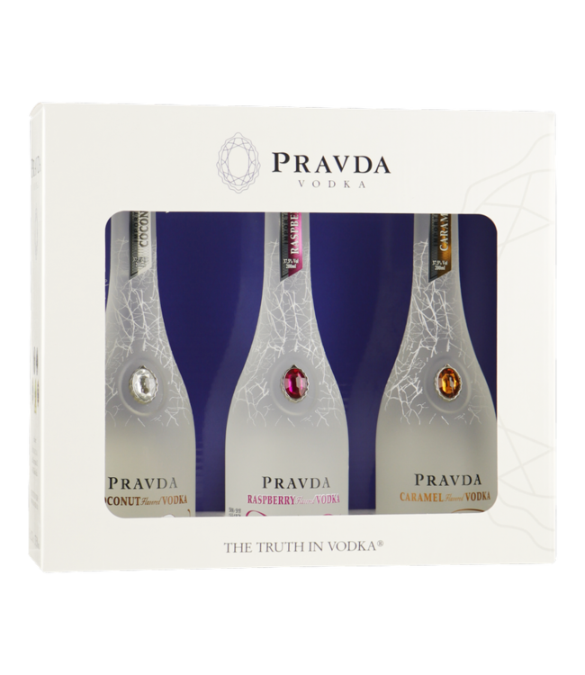 Pravda Vodka Flavours Giftpack 0,60 ltr 37,5%