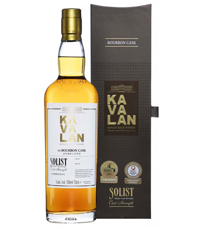 Kavalan Solist ex-Bourbon Cask 0,70 ltr 54%