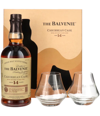 Balvenie Balvenie 14 Years Old Caribbean Cask Giftpack 0,70 ltr 43% Balvenie Balvenie 14 Years Old Caribbean Cask Giftpack 0,70 ltr 43%
