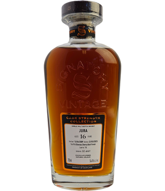 Isle Of Jura Jura 2009 Signatory Cask Strength Cask 16 0,70 ltr 54,4%