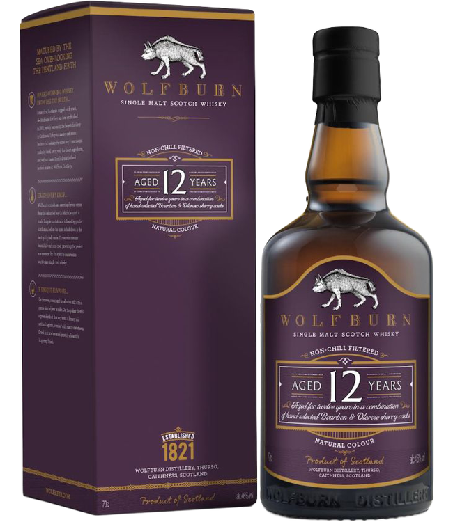 Wolfburn 12 Years Old 0,70 ltr 46%