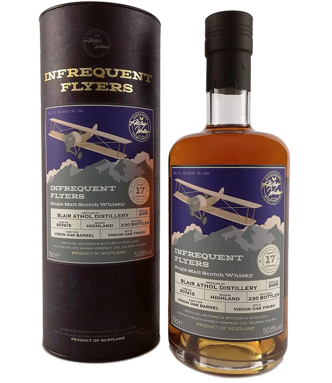 Blair Athol 17 Years Old 2008 Infrequent Flyers 0,70 ltr 50,8%