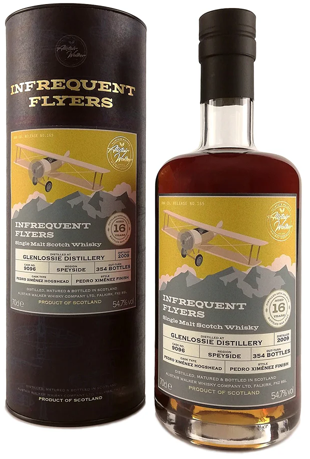 Glenlossie 16 Years Old 2009 Infrequent Flyers 0.70 ltr 54.7%