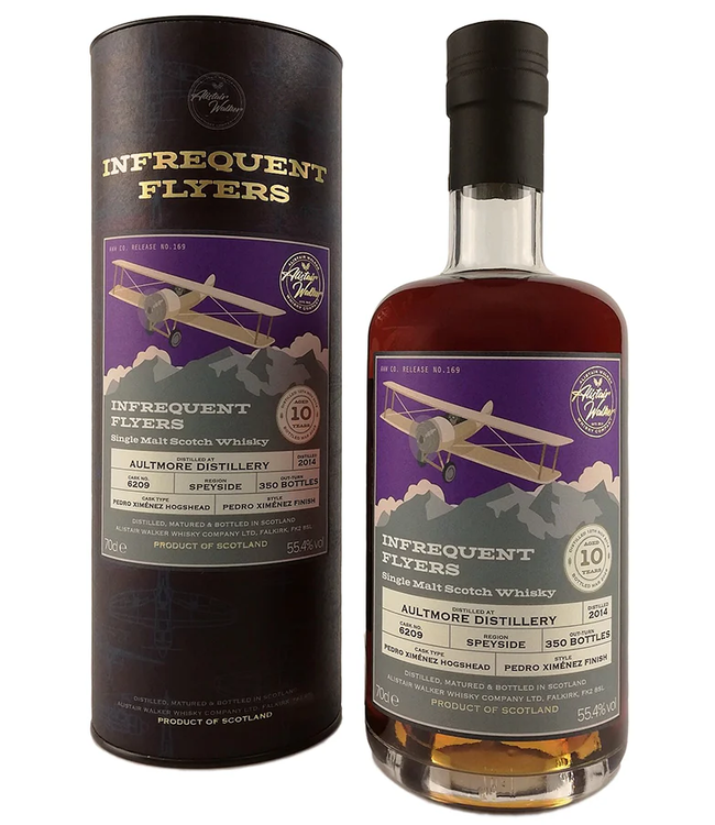 Aultmore 10 Years Old 2014 Infrequent Flyers 0,70 ltr 55,4%