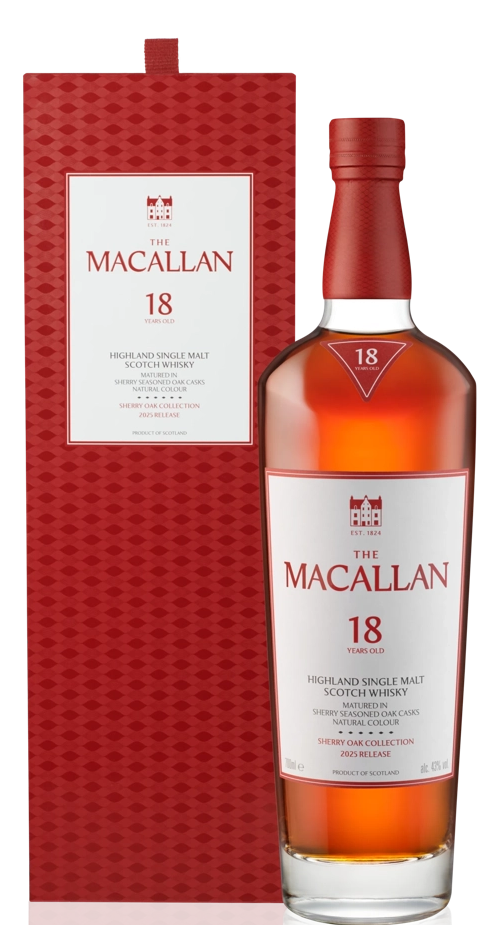 Macallan 18 Years Old Sherry Oak 2025 Release 0,70 ltr 43
