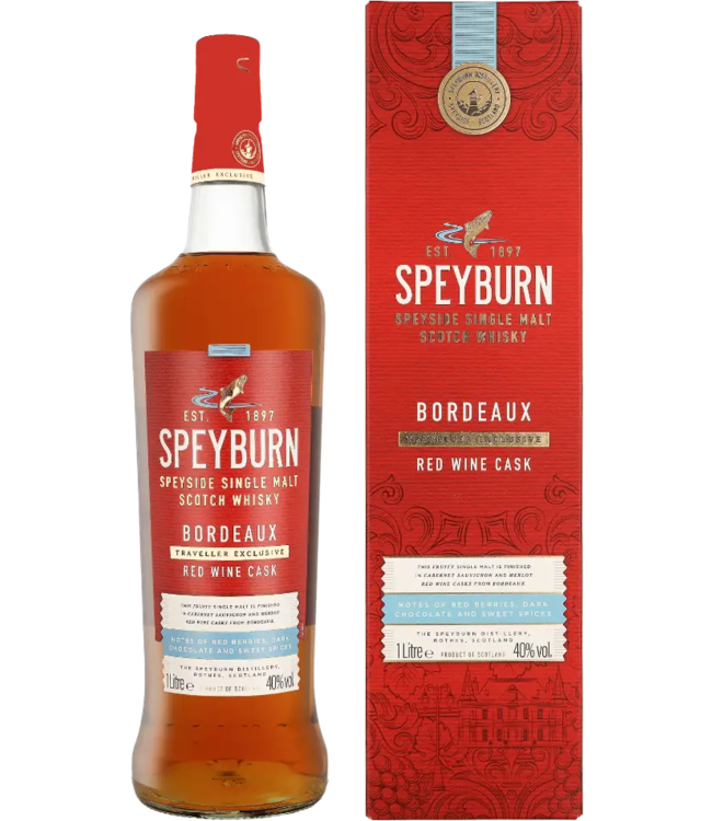 Speyburn Bordeaux Red Wine Cask 1,00 ltr 40%