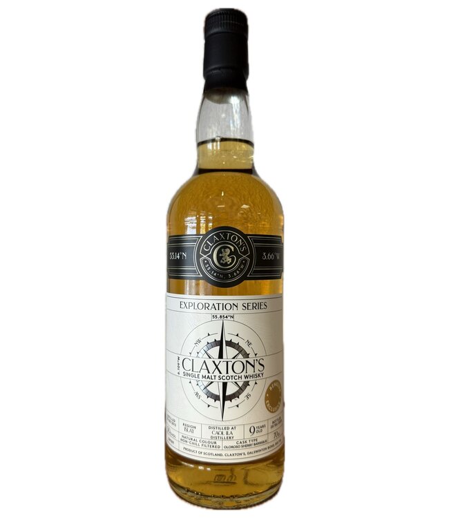 Caol Ila 9 Years Old 2015 Claxton's Exploration Series 0,70 ltr 50%