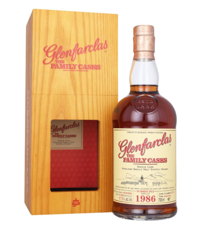 Glenfarclas Family Casks 1986 Summer Release 2022 Cask 4774 0,70 ltr 47,5%