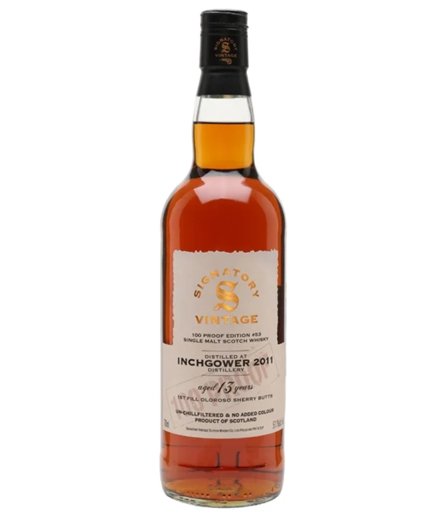 Inchgower 2011 Signatory Vintage 100 Proof Edition #53 0,70 ltr 57,1%