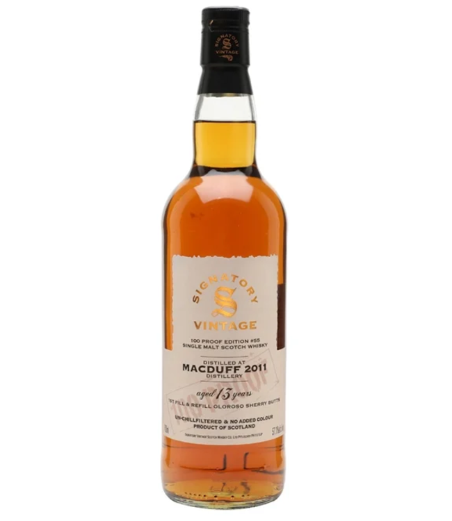 Macduff 2011 Signatory Vintage 100 Proof Edition #55 0,70 ltr 57,1%
