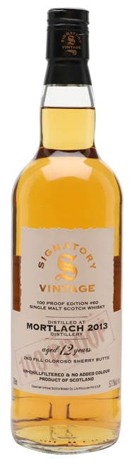 Mortlach 2013 Signatory Vintage 100 Proof Edition #60 0,70 ltr 57,1%