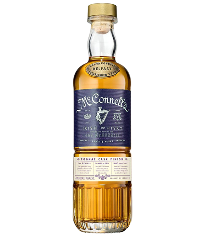 McConnell's 5 Years Old Cognac Cask Finish 0,70 ltr 46%