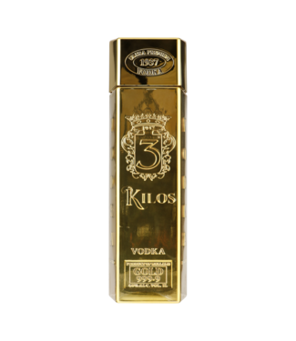 3Kilos Vodka Gold Ultra Premium 1,00 ltr 40%