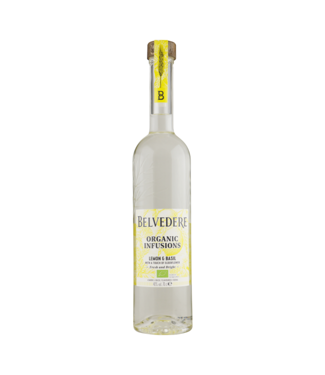 Belvedere Organic Infusion Lemon Basil 0,70 ltr 40%