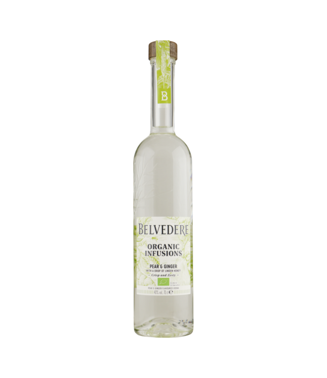 Belvedere Organic Infusion Pear Ginger 0,70 ltr 40%