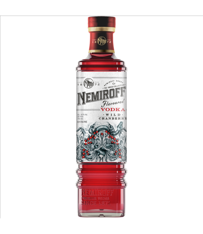 Nemiroff De Luxe Vodka Wild Cranberry 0,70 ltr 40%