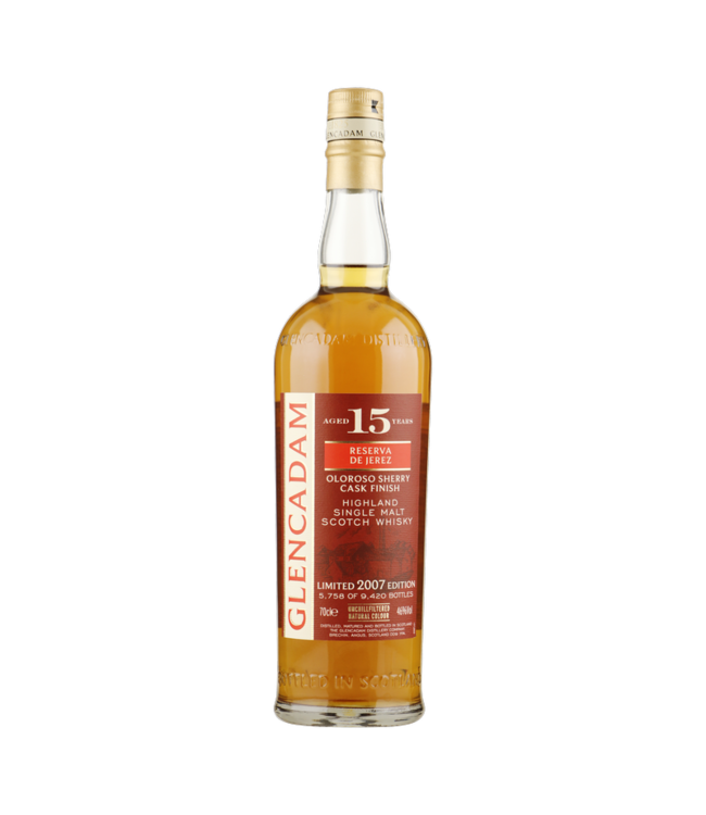 Glencadam 15 Years Old Oloroso Sherry Cask Finish 2007 0,70 ltr 46%