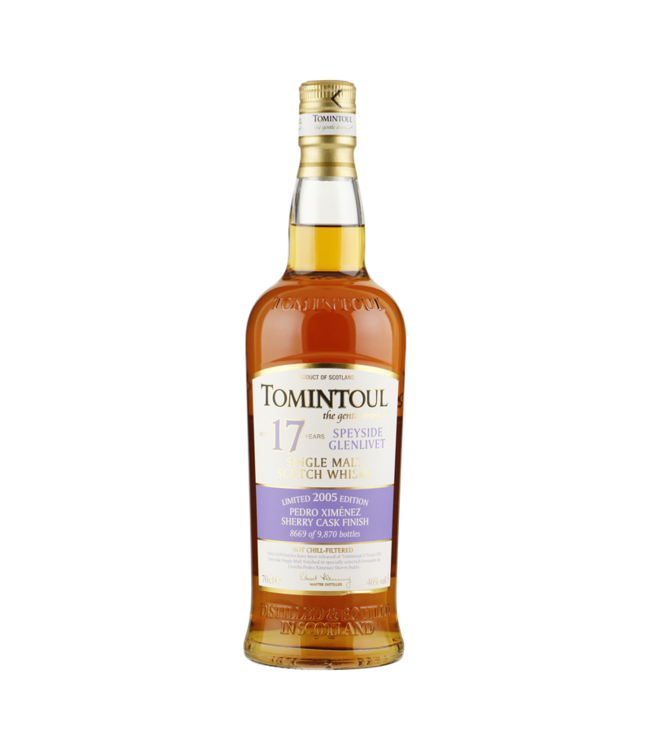 Tomintoul 17 Years Old2005 PX Sherry Cask Finish 0,70 ltr 46%