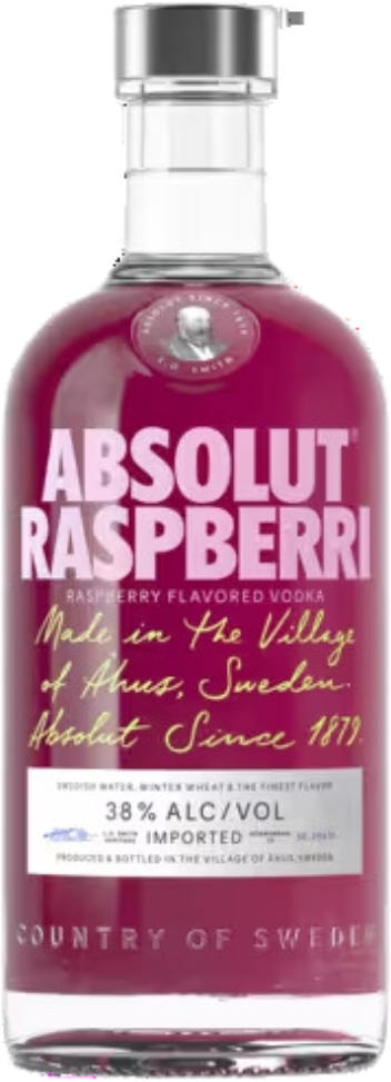 Absolut Vodka Raspberri 0,70 ltr 38%