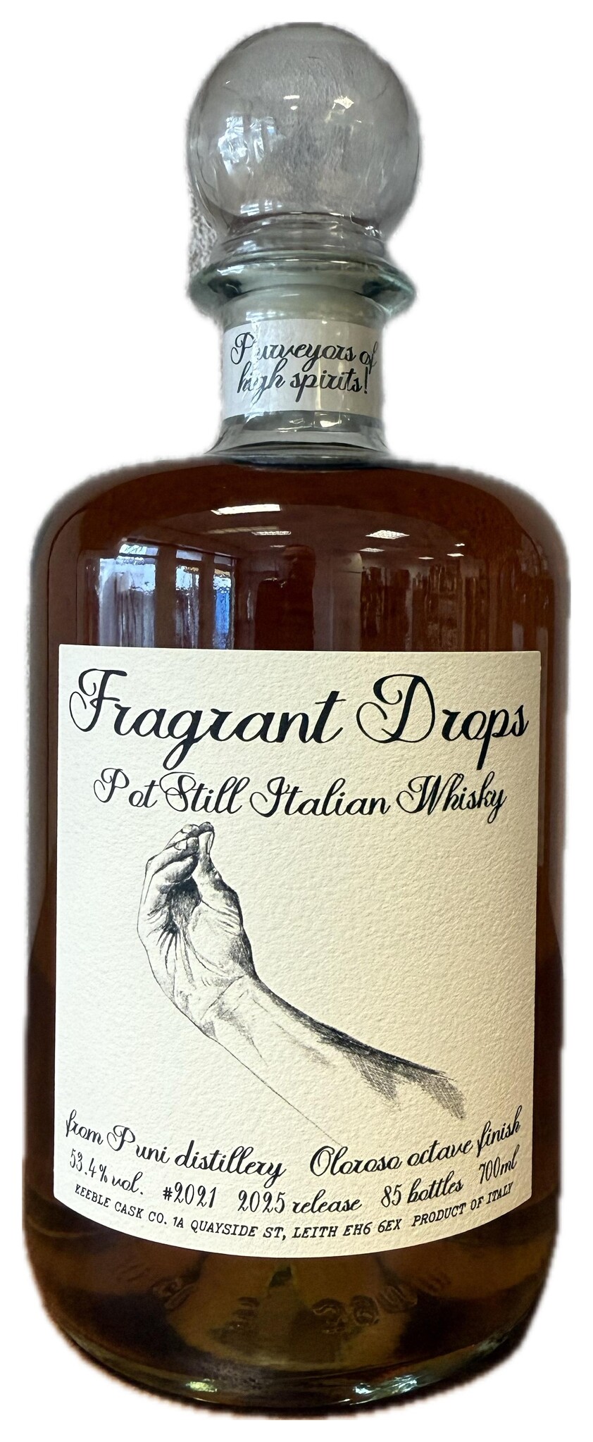 Puni Distillery 2025 Release Fragrant Drops 0,70 ltr 53,4%