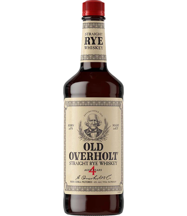 Old Overholt Straight Rye Whiskey 4 Years Old 1,00 ltr 43%