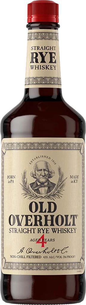 Old Overholt Straight Rye Whiskey 4 Years Old 1,00 ltr 43%