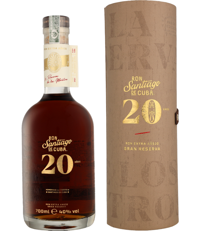 Santiago de Cuba Extra Anejo Gran Reserva 20 Years Old 0,70 ltr 40%