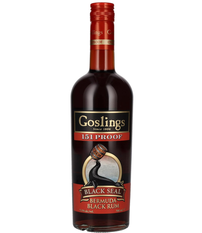 Goslings Black Seal 151 Proof Rum 0,70 ltr 75,5%