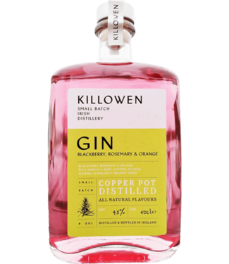 Killowen Blackberry Rosemary & Orange Small Batch Gin 0,70 ltr 40%